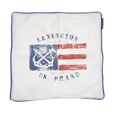 Sierkussensloop (Wit, Blauw) van Lexington Katoen