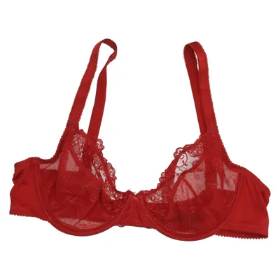 Soutien-gorge (Rouge) de Lingerie Élasthane, Polyamide