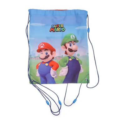 Sporttas (Blauw, Groen, Rood) van Super Mario