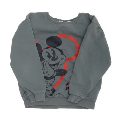 Collegetröja (Grön) från Disney Bomull, Återvunnen polyester