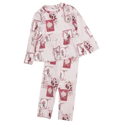 Set (Roze, Meerkleurig) van Livly Katoen, Elastaan