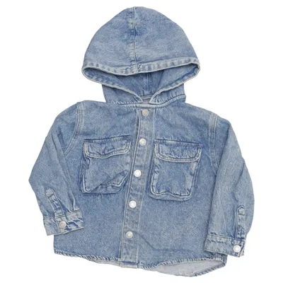 Denim jacket (Blue) from Zara Cotton