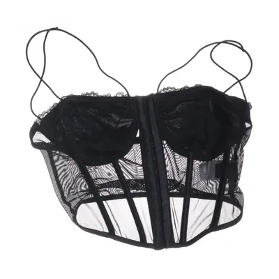 Bustier (Svart) från Shein Elastan, Polyester