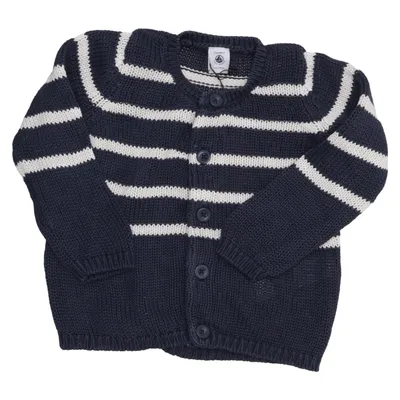 Cardigan (Blauw, Wit) van Petit Bateau Katoen