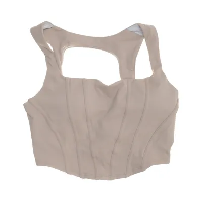 Sports bra (Beige) from Glow Mode Elastane, Polyamide