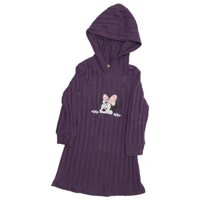 Capuchon jurk (Lila) van Minnie Mouse Elastaan, Polyester