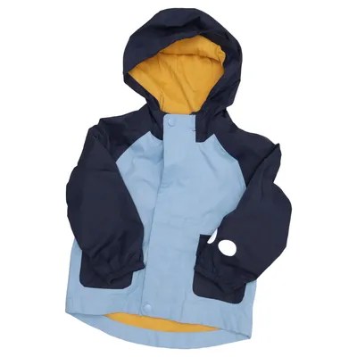 Veste imperméable (Bleu, Jaune) de Topomini Coton, Polyester