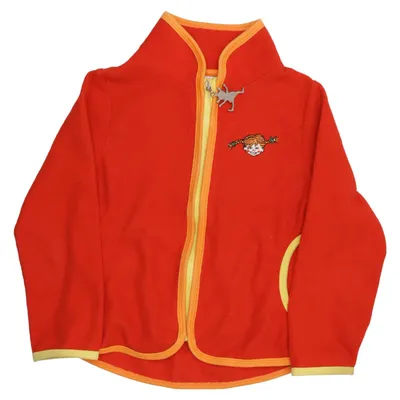 Fleece jas (Rood, Geel) van Pippi Långstrump Polyester