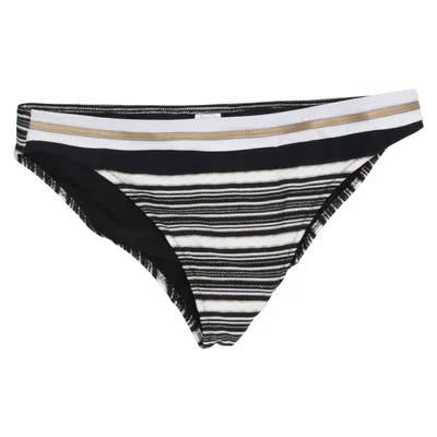 Bikiniunderdel (Svart, Vit, Guldfärgad) från Gottex Elastan, Metallfiber, Polyamid, Polyester