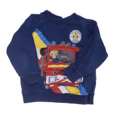 Collegetröja (Blå, Röd, Gul) från Fireman Sam Bomull