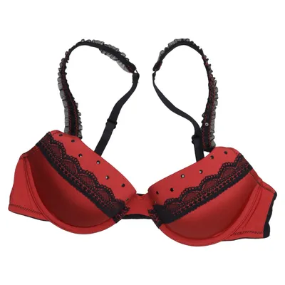Bra (Red, Black) from Palmers Elastane, Polyamide, Polyester, Polyurethane