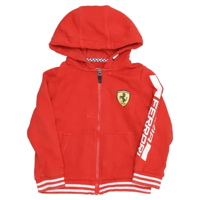 Sweat à capuche (Rouge) de Scuderia Ferrari Coton, Nylon