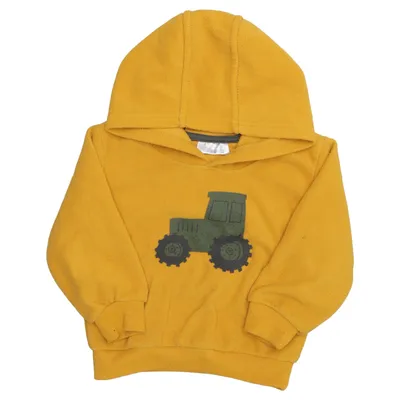Sweat à capuche (Jaune) de Ergee Polyester