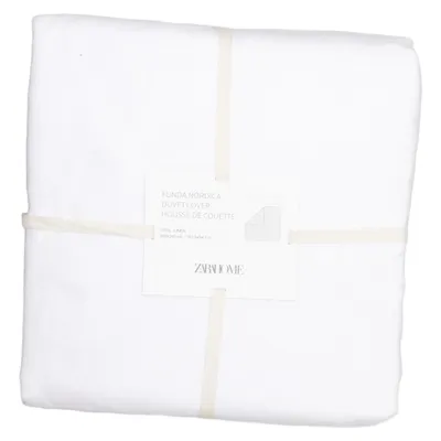 Bettwäsche (Weiß) von Zara Home Leinen