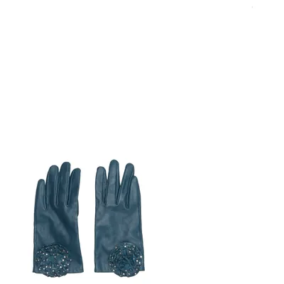 Leather gloves (Blue) from Suzy Smith