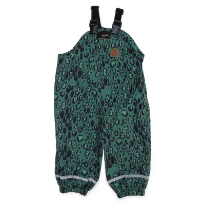 Rain pants (Green, Black) from Mini Rodini Polyester