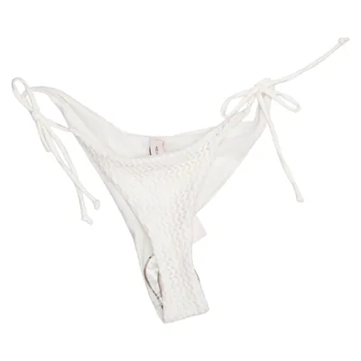 Bikiniunderdel (Vit) från Nelly Elastan, Polyamid, Återvunnen polyester