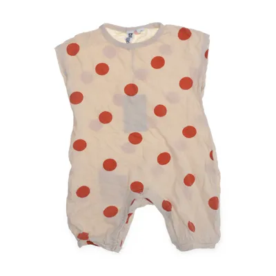 Sparkdräkt (Beige, Röd) från Rikki Tikki Bomull