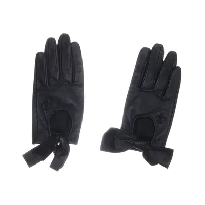 Leren handschoenen (Zwart) van Friis & Company Leer