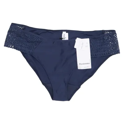 Slip (Blauw) van Passionata Katoen, Elastaan, Polyamide