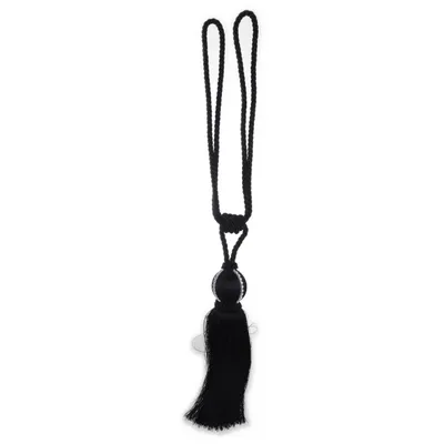 Curtain tieback  (Black, Silver)