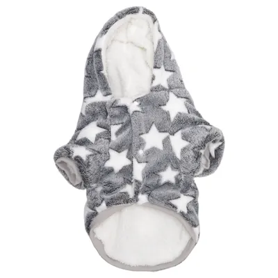 Manteau pour chien (Gris, Blanc)