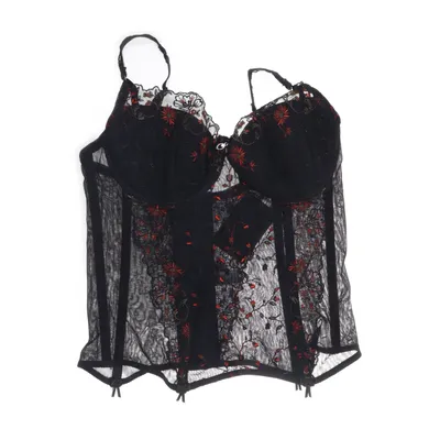 Bustier (Svart, Röd) från Charade Elastan, Polyamid