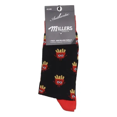 Chaussettes (Noir, Multicolore) de Millers Industry Coton, Élasthane, Polyamide