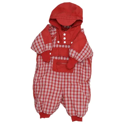 Overall (Röd, Vit) från H&M Baby Bomull, Polyamid, Polyester