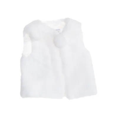 Ytterväst (Vit) från Tartine et Chocolat Pälsimitation, Polyester