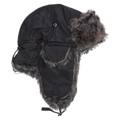 Trapper hat (Black) from Engelsons Polyester