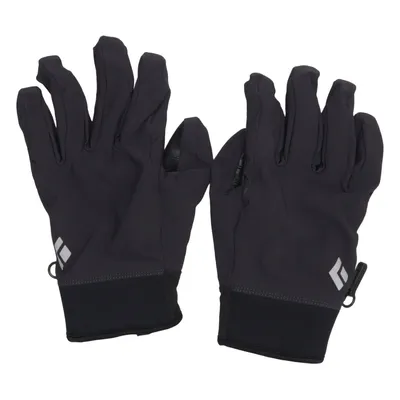 Gloves (Black) from Black Diamond Elastane, Leather, Polyamide, Polyester
