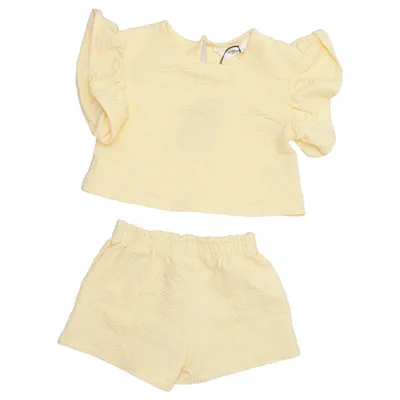 Ensemble (Jaune) de H&M Coton, Élasthane, Polyester