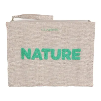 Trousse de toilette (Beige, Vert) de Clarins Coton