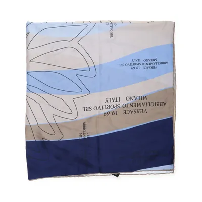Scarf (Blå, Beige) från 19V69 Italia by Versace 1969 Polyester