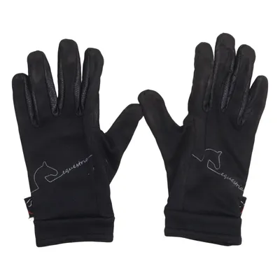 Gants d'équitation (Noir) de Hööks Nylon, Polyester, Polyuréthane