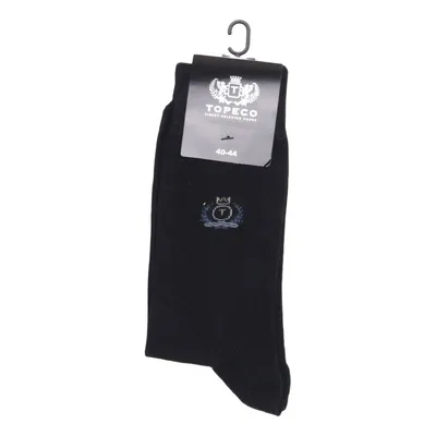Chaussettes (Noir) de Topeco Coton, Élasthane, Polyamide