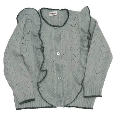 Cardigan (Celeste Lt Knit) van POMPdeLUx Acryl, Polyamide, Polyester