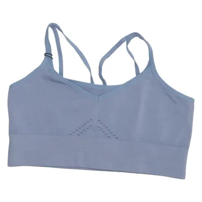 Brassière (Bleu) de Hiit Élasthane, Polyamide