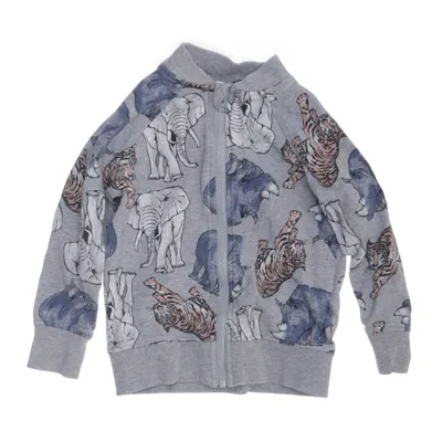 Jacka (Grå, Flerfärgad) från Name It Elastan, Ekologisk bomull