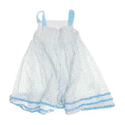 Jurk (Blauw, Wit) van Mini Boden Katoen