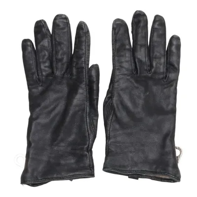 Leather gloves (Black) from Handskmakar'n Acrylic, Leather, Wool
