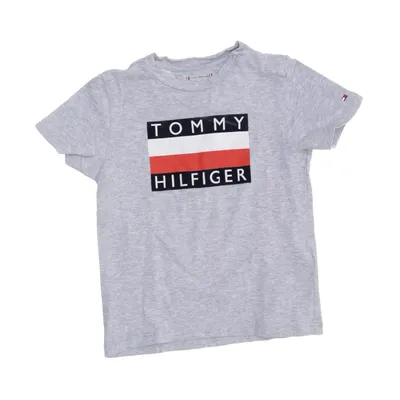 T-shirt (Grå, Röd, Vit) från Tommy Hilfiger Bomull, Elastan