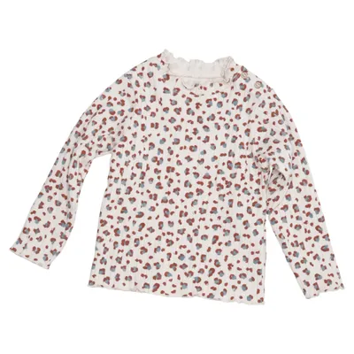 Lange mouwen shirt (Beige, Meerkleurig) van Play Up Elastaan, Gerecycled katoen, Gerecycled polyester