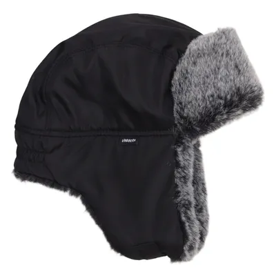 Chapeau de trappeur (Noir) de Lindberg Fausse fourrure, Polyamide, Polyester