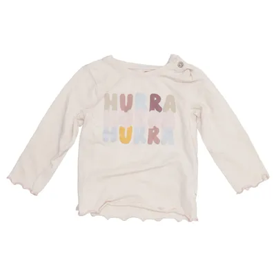 T-shirt à manches longues (Beige, Multicolore) de Topomini Coton, Élasthane