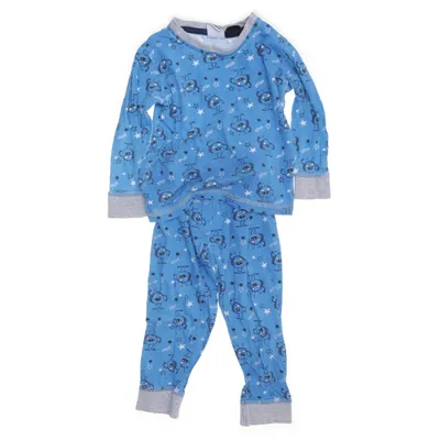 Pyjamasz (Blå, Grå, Flerfarvet) fra Pocopiano Økologisk bomuld