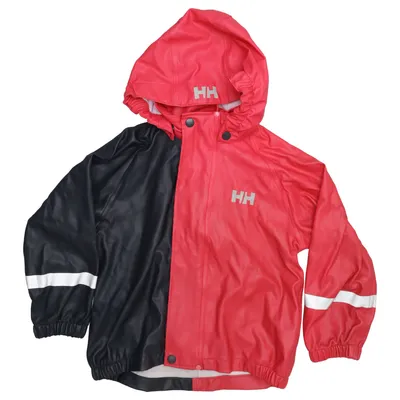 Rain jacket (Red, Black, Multicolored) from Helly Hansen Polyester, Polyurethane