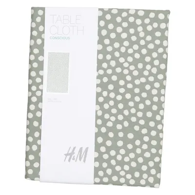 Tafelkleed (Groen, Beige) van H&M Conscious Organisch katoen