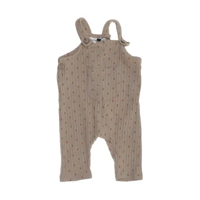 Hängselbyxor (Beige, Flerfärgad) från Lil'Atelier Ekologisk bomull